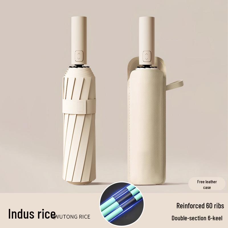 Automatyczny Duży Parasol Dwufunkcyjny: Ochrona przed UV, Osłona przeciwsłoneczna i Ochrona przed deszczem