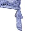Hiking Headband Paisley Cooling Headscarf Cap Set, Sweat Wicking Adjustable Elastic Strap Bandana Straps Fit Breathable Hand Washable Headwrap Hat