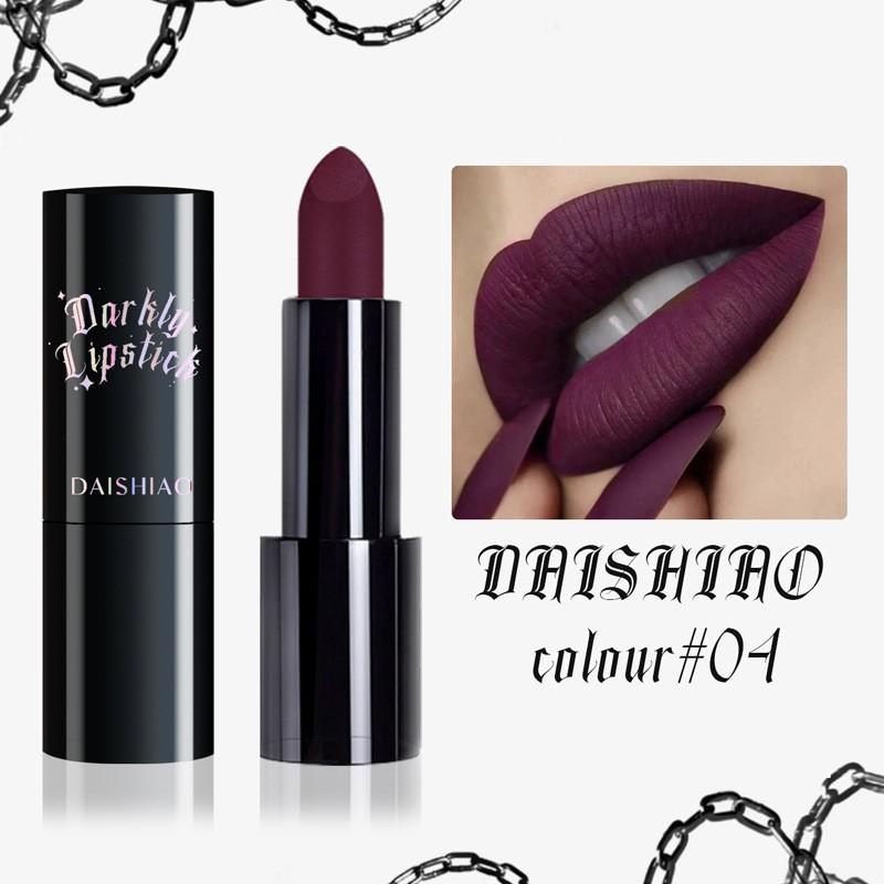 Non-stick Cup Matte Lipstick Flash Diamond Lipstick Halloween Dark Makeup