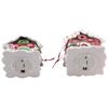 BAAJ-2PCS Mini Fairy Figurines Miniature Decoration Tabletop Miniatures Christmas Houses Christmas Houses