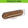 Strong Adhesive Coffee Filter Paper Organiser With Adhesive Backing Wooden Wall Mount Holder Kitchen Accessory