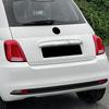 For Fiat 500 2017-2025 For Abarth 595 695 2017-2025 Rear Tail Light Cove Trim Carbon Fiber Car Accessories Interiors