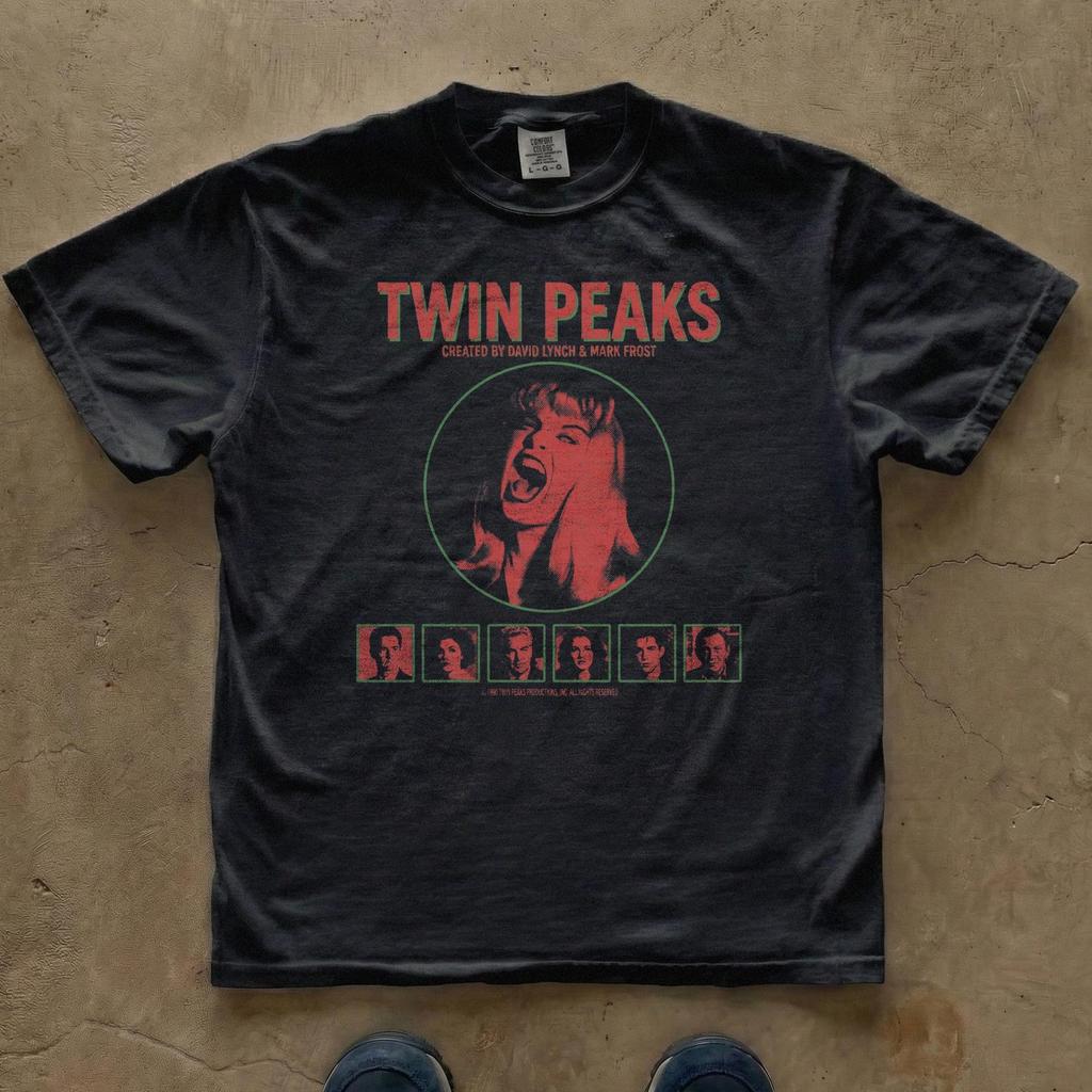 Twin Peaks Graphic Tee | David Lynch Cult TV Series, Comfort Colors