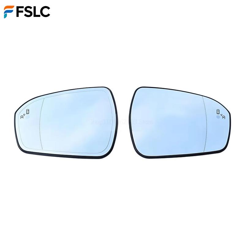 Heated Blind Spot Monitor Wing Mirror Glass Replacement for Ford Mondeo MK5 2014- - Left Right Side Rear View Mirror Lens