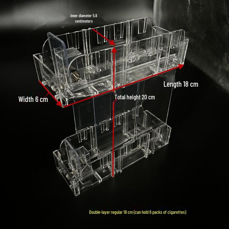 Automatic Pop-Up Cigarette Ejector Display Rack for Supermarket and Specialty Stores