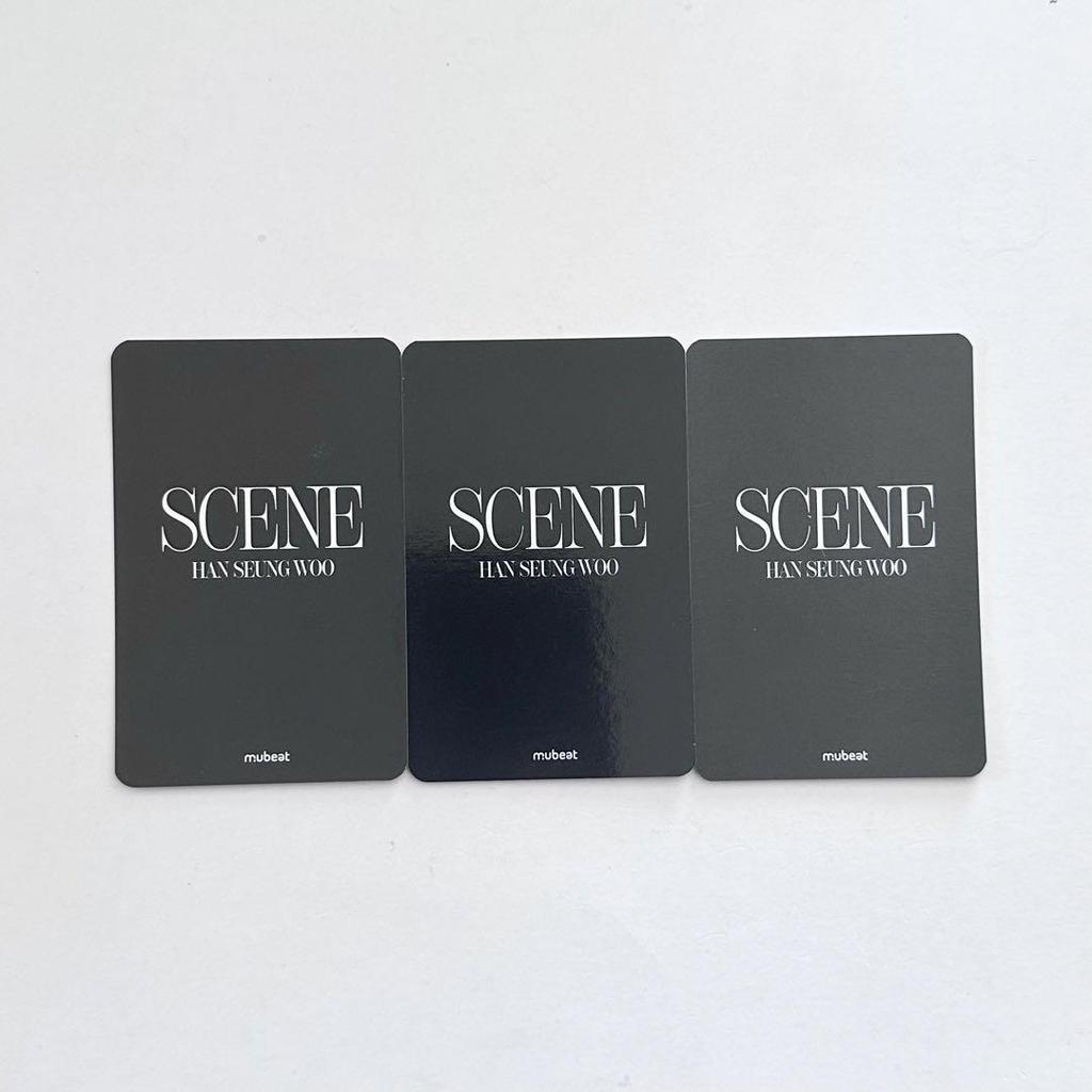 [USED] Han Seung Woo SCENE Mubeat Face-to-face Fan Autograph Session Trading Card Set