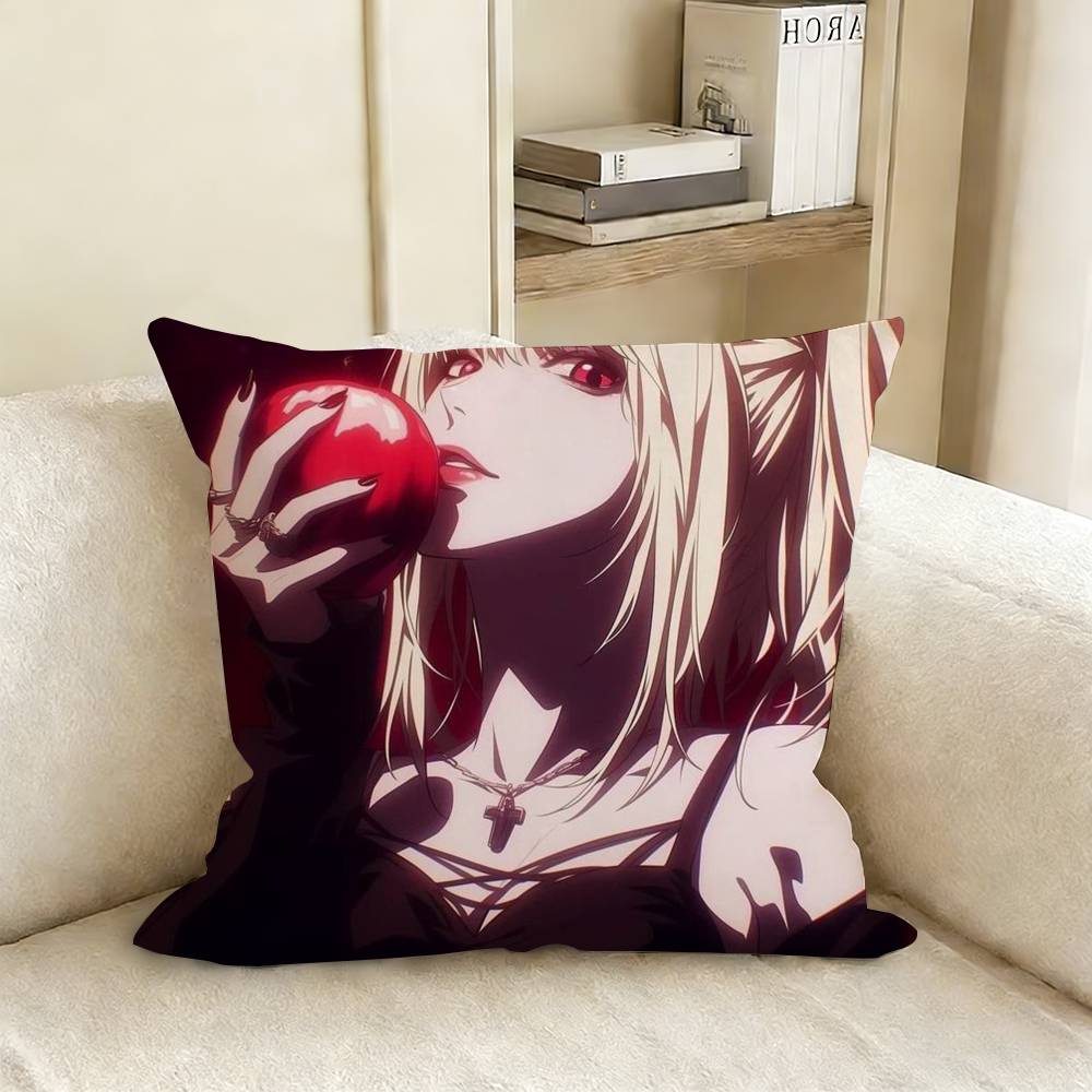 MMisa DDEATH NNOTE AAmane Pillow Cover Sofa Cushion Cover Home Room Decoration Children Gift