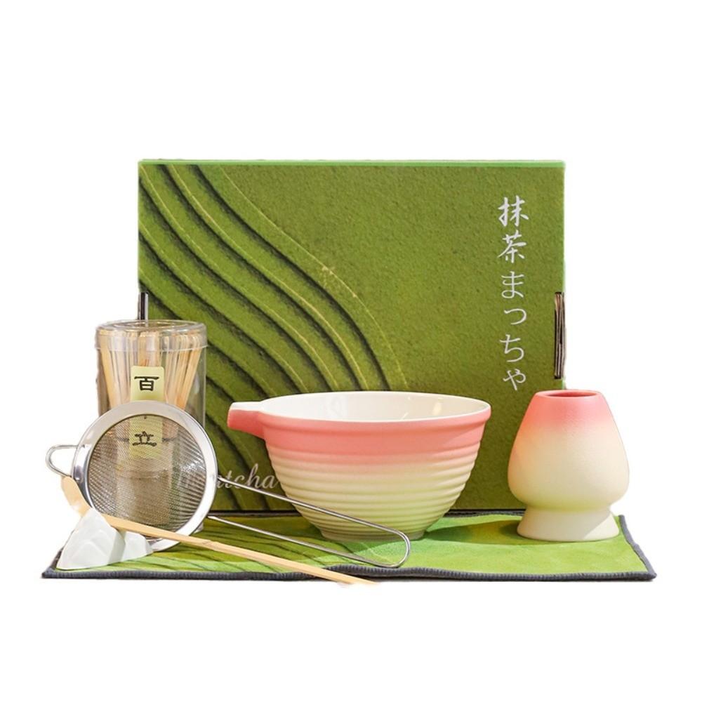 4PCS Matcha Whisk Holder Matcha Whisk Set Matcha Bowl Matcha Making Kit Tea Lovers