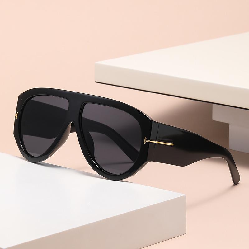 Высококачественные ретро-солнцезащитные очки-авиаторы в европейско-американском стиле с УФ-защитой для женщин