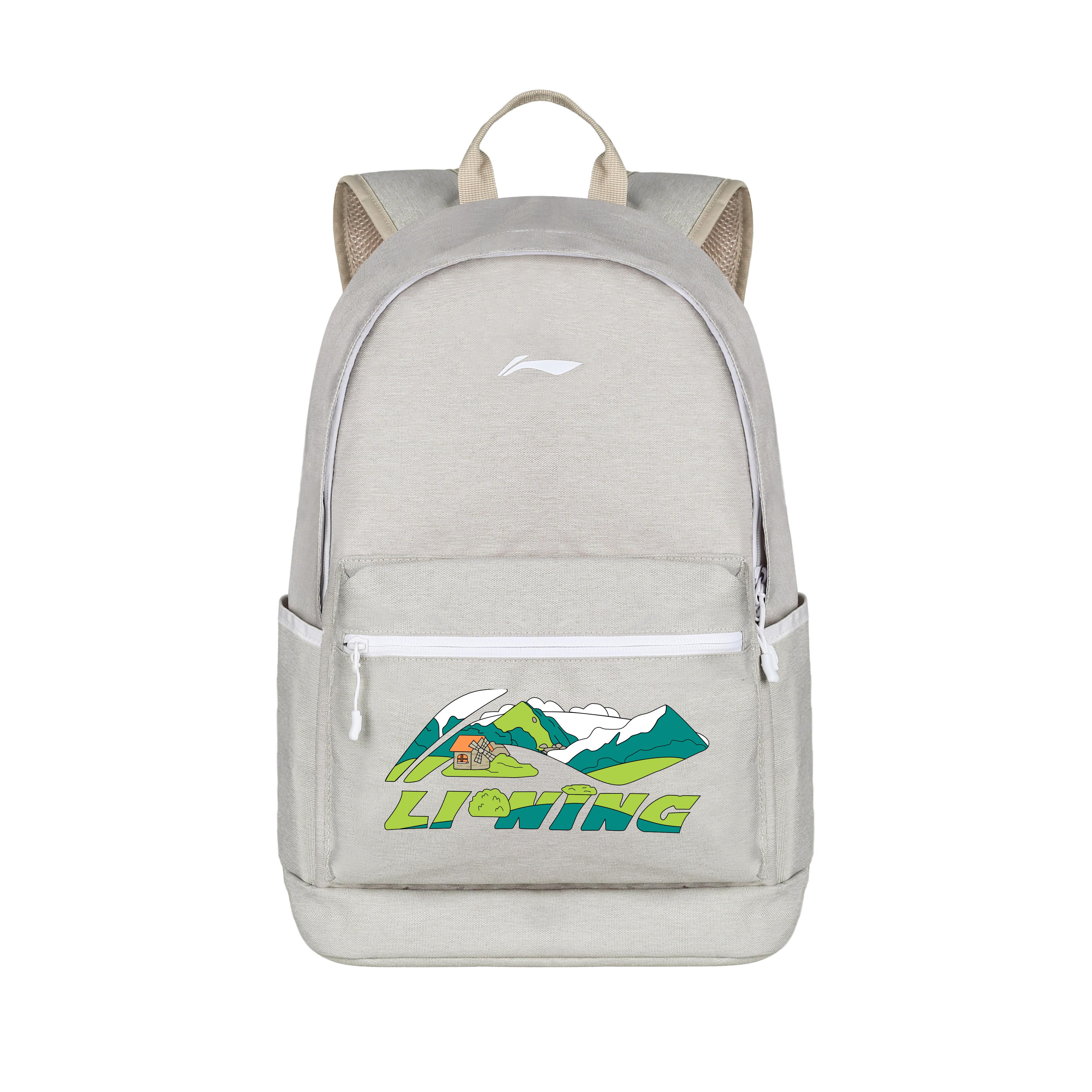 

Новый рюкзак LiNing из полиэстера Унисекс Серый ABSQ564-28 31.0*18.0*45.5CM