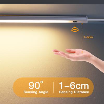 Lumină sub unitate Bucătărie LED Bar Lumină Cabinet Aluminiu Bandă Lumină Puternică Lampă Senzor Mișcare Fără Contact Pentru Dulap Blat