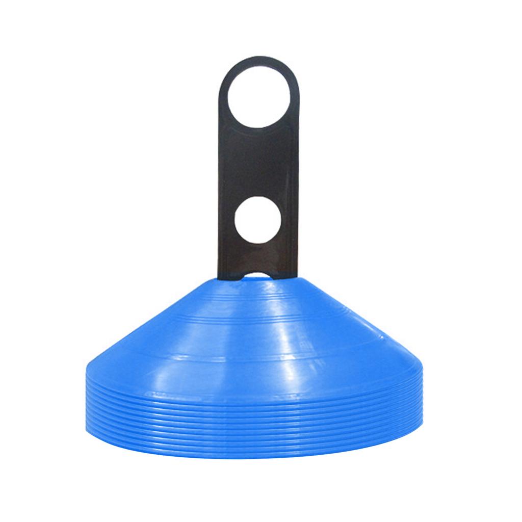 10Pcs Agility Soccer Cones with Plastic Brackets Agility Football Cones Replacement for Indoor & Outdoor Games Durable