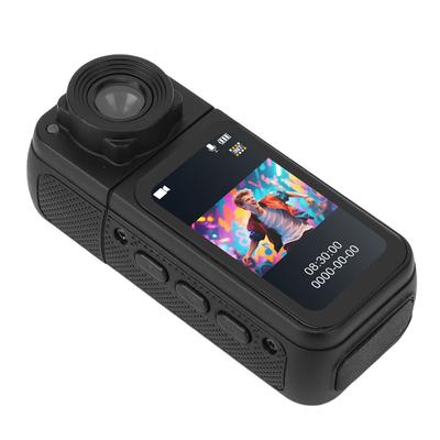 1080P Daumen-Action-Kamera Magnetisch Aufnahme POV Tragbarer Camcorder zum Tragen für Radfahren Reisen Haustier-Vlog 180 Grad drehbar