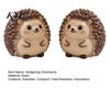 Pastoral Garden Figurines 2Pcs Cute Hedgehog Resin Mini for Succulents Pot Terrarium, Micro Landscape Small Gift Items Decor, Miniature Forest Animal