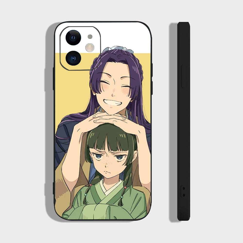 The Apothecary Diaries Animation Phone Case For IPhone 17 Air 16 15 14 13 Pro Max 11 12 Black Silicone Cover