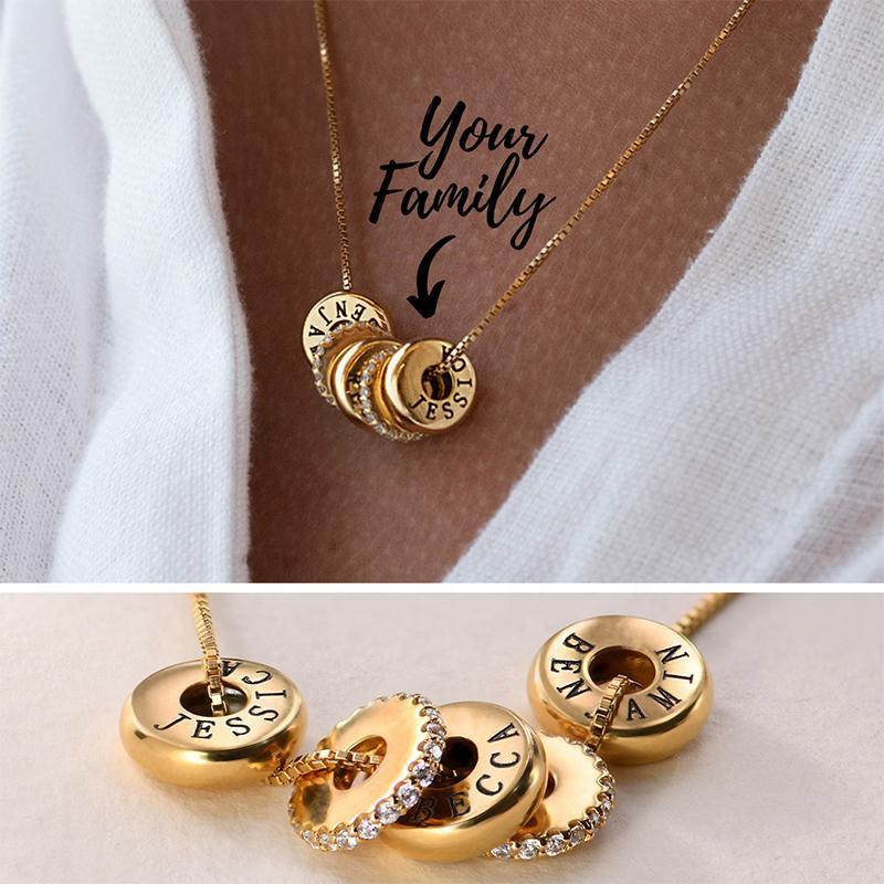 Personalized Custom Engravable Name Beads Necklace Fashion Jewelry Family Necklace Agent In China Shopify
