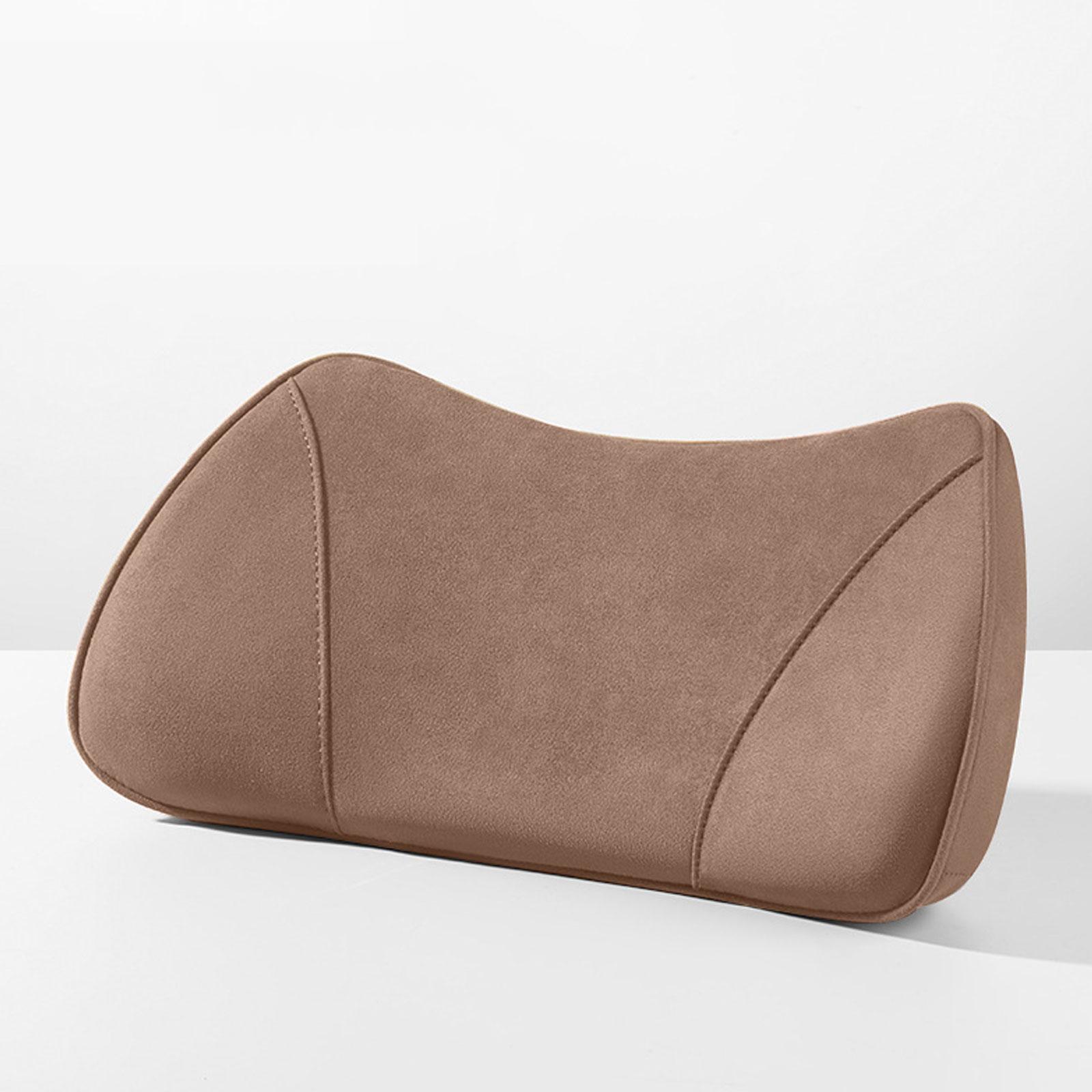 

Универсальное сиденье для автомобиля 2 в 1 с эффектом памяти, поясничная подушка из замши, регулируемая по высоте сиденья, подушка с наклоном Brown1pc