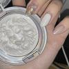 Dikalu Moonlight White Highlighter Palette Shimmer Diamond High-Gloss Brighten Contour Natural Long-Lasting Face Makeup Cosmetic