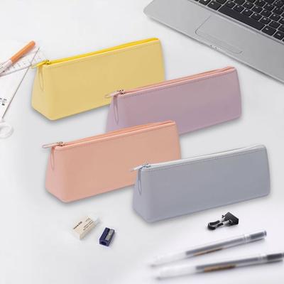 Silicone Stationery Storage Bag Waterproof Pencil Case Portable Stationery Organizer  Gift