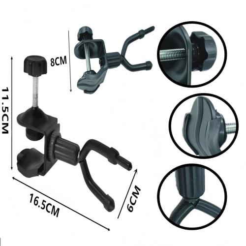 Violin Hook for Stage - Violin Hanger Microphone | Violin Hanger | Desktop Violin Holder | Music Stand Violin Hanger, Violin Wall Mount Holder, Bracke