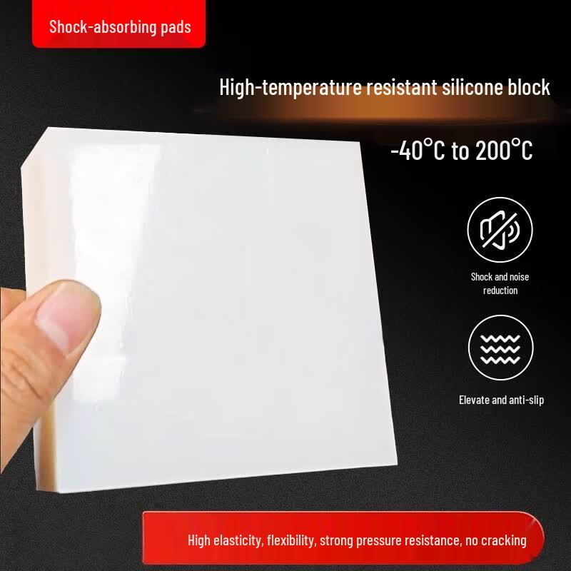 High-Temperature Silicone Rubber Cushioning Blocks