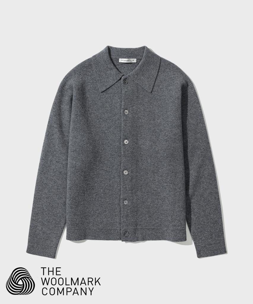 Intempomood Standard Open Collar Cardigan_Navy