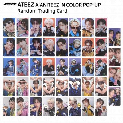 ATEEZ X ANITEEZ En Color POP-UP Tarjeta de Intercambio Aleatoria