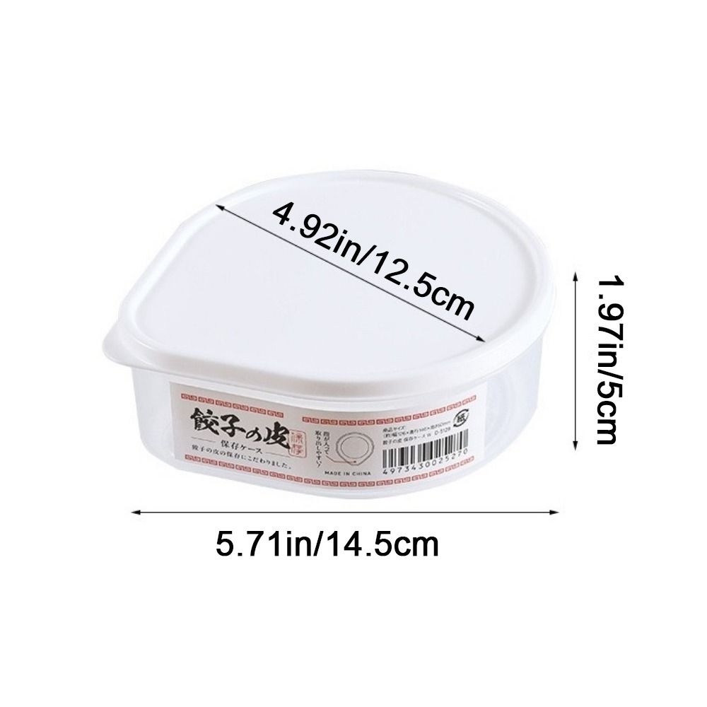 Sealed Dumpling Skin Storage Box Fresh-keeping Freezing Organizer  Home Use