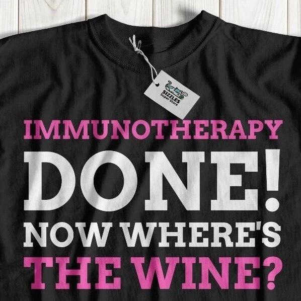 Funny Immunotherapy T-Shirt Immune System Cancer Gifts White Blood Cells Tee 4XL