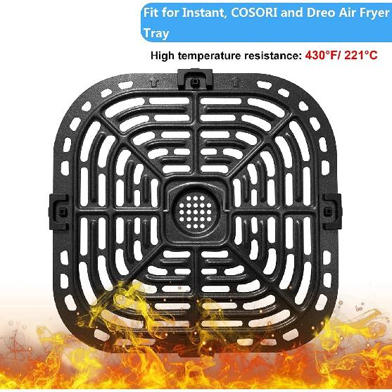 8PCS Air Fryer Rubber Feet for tants Vortex Cosori Air Fryer Tray, Professional Air Fryer Rubber Bumper Replacement Parts, Rubber Tabs, Rubber Tips