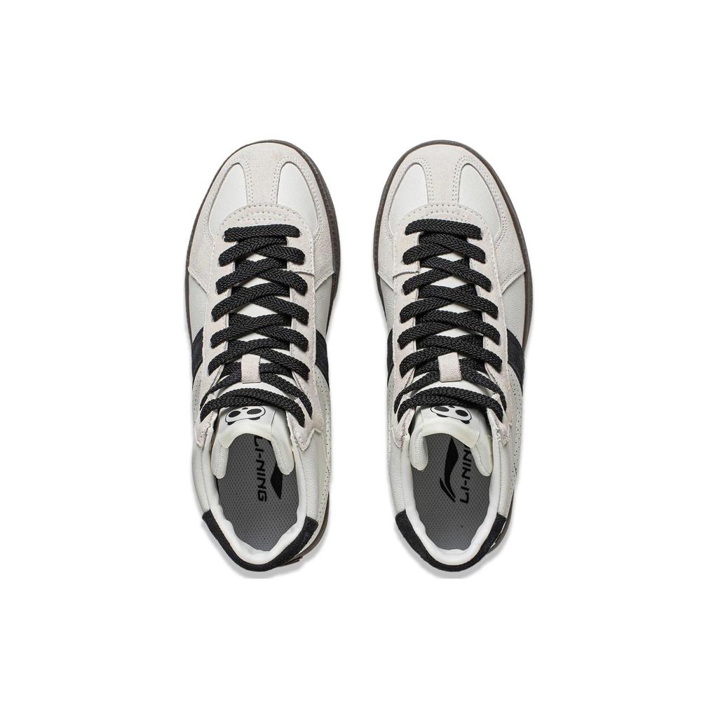 Li Ning Yunchuan HI Slip Resistant, Abrasion Resistant, Breathable High top Casual Shoes Women's Black White AGCT302-3