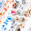 1pcs/1lot Decorative Adhesive Tapes Watercolour Masking Tapes Junk Journal Scrapbooking Stikcers Paper Japanese