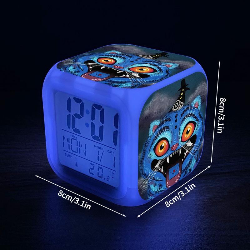 Kpop Dämon Neue Gruppe Schüler Wecker Bunter Digitaler Wecker Kinderzimmer Anime Cartoon Dämonenjägeri Wecker Geschenk