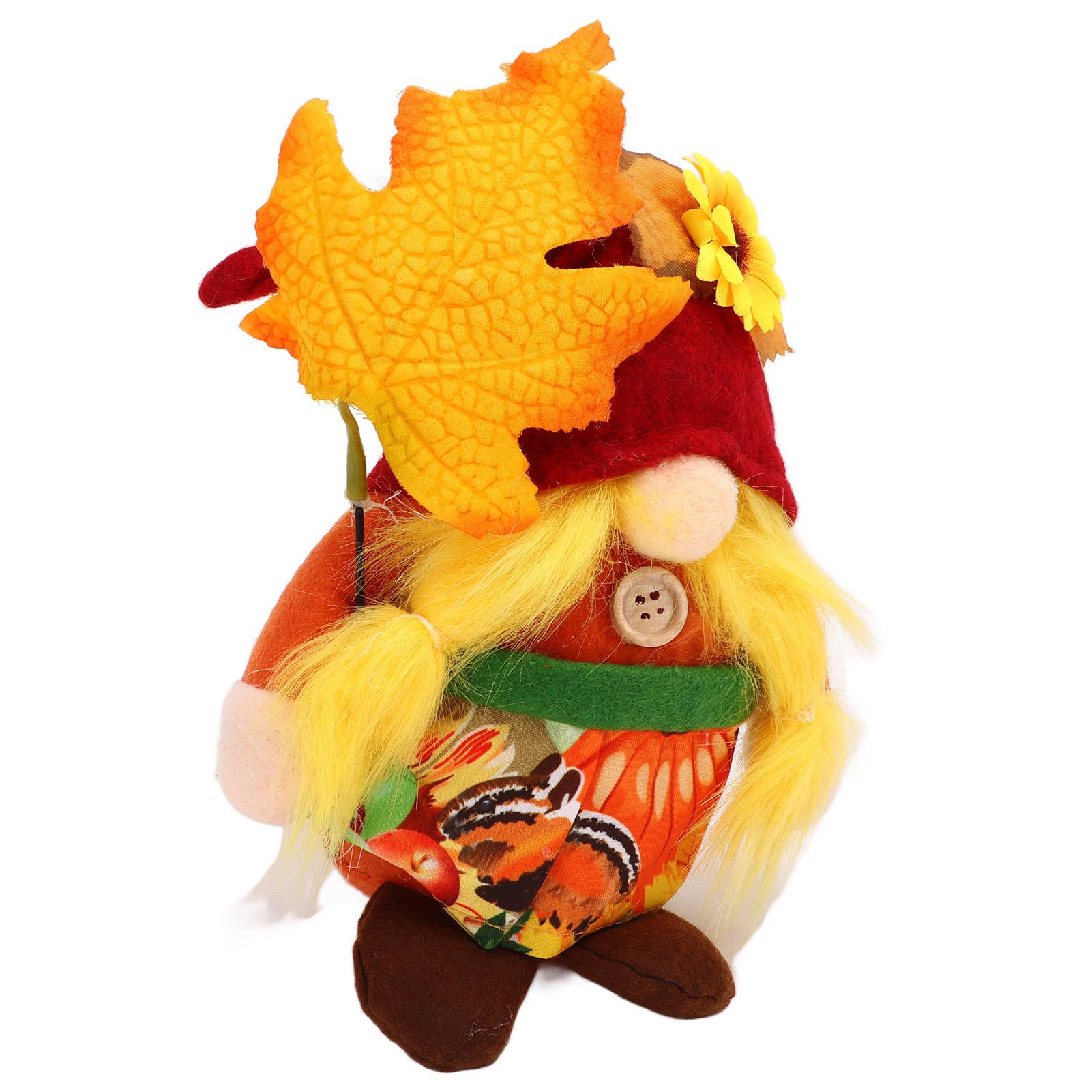 

Plush Elf Dwarf Toy Lovely Appearance Bright Color Dwarf Decorations For Home Ornaments