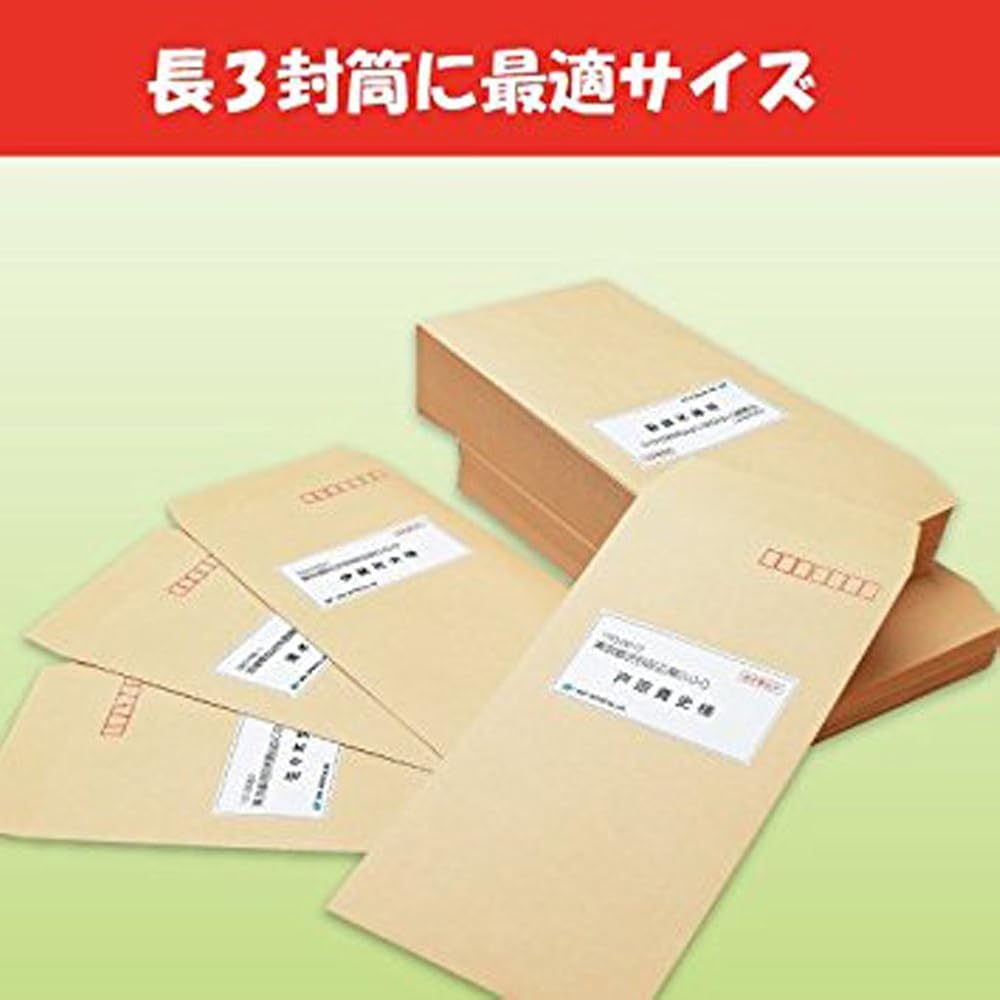 Kokuyo KPC-E1121-100 Printer Dual Use Label Stickers, 12 Sides, 100 Sheets