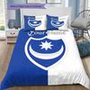 Nautical Crest Shield Custom Name Pattern Bedding Quilt Set Quilt Cover Pillowcase Home Birthday Gift(1 * duvet cover + 2 * pillowcase, without core)