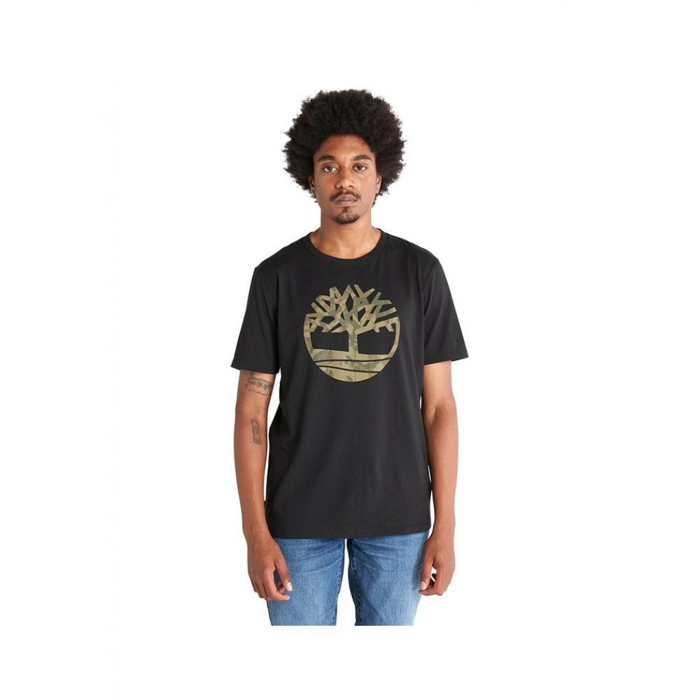 

Timberland Мужская футболка с камуфляжным принтом и логотипом Tree Tb0a6dvk0011 00S