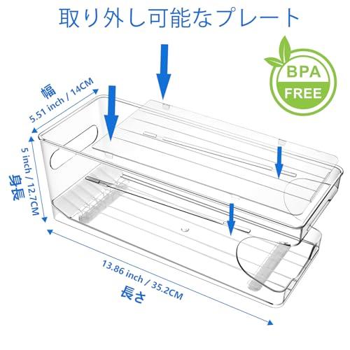 BingoHive Rolling Soda Can Organizer, Refrigerator Can Dispenser for Beer, Soda, Seltzer, and Pop Cans, Refrigerator Soda Organizer for Standard Size