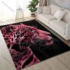 1 Stück Mehrere Größen Bunter Teppich mit Leopardenmuster für Wohnzimmer Schlafzimmer Sofa Heimdekoration Rutschfeste Fußmatte Luxuriöses Geschenk