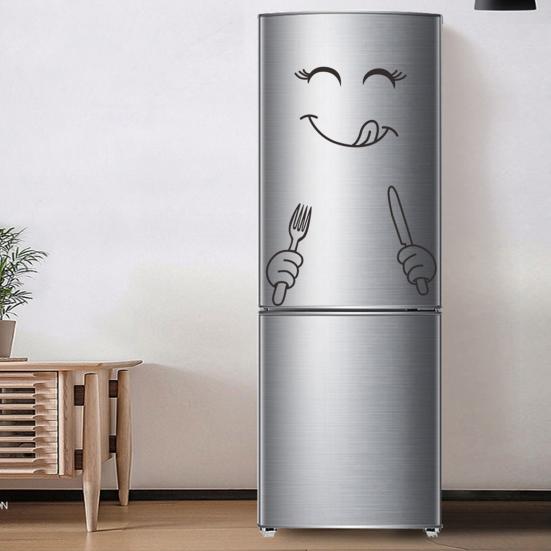 Fridge Sticker Self Adhesive Eco-friendly Removable Easy To Apply Wide Application Decorative