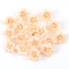 10Pcs Artificial Flower 4.5cm Silk Rose Head For Wedding Home New Year Decoration DIY Garland Scrapbook Gift Box Craft Flowers