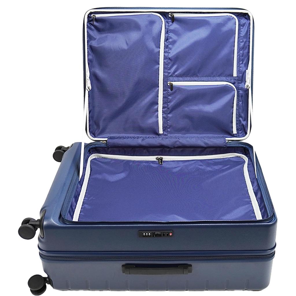 Ace Koffer Groß Großraum L Größe 7 Nächte 8 Tage 8 Nächte 9 Tage 9 Nächte 10 Tage Kapazitätserweiterungsfunktion Front offen Tragekoffer Tragetasche