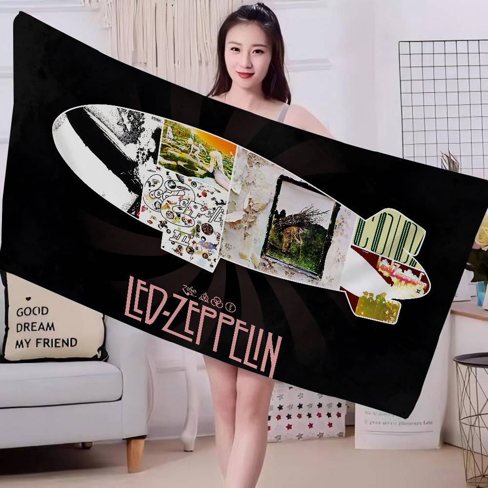 

Vintage Band L-Led Z-Zeppelin Microfiber Beach Towel Absorbent Quick dry Soft Yoga Swimming Resort Mountain Climbing Towel W40*H60(CM)