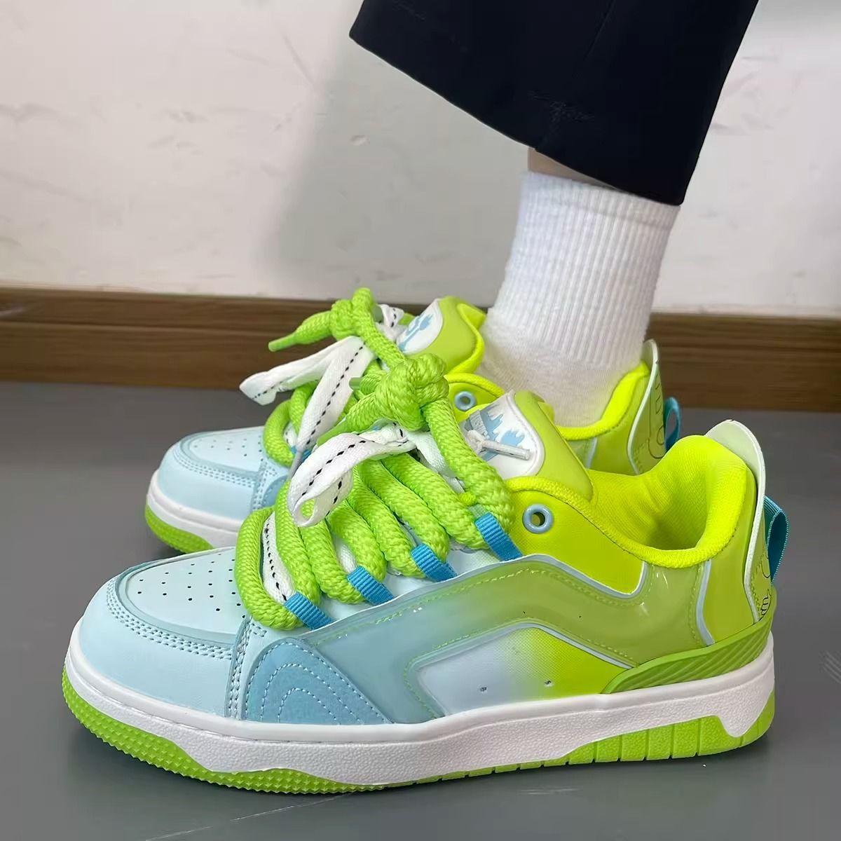 

Распродажа Кроссовки Jelly Mandarin Кроссовки Dopamine Casual Мужские и женские Кроссовки Campus Trend Универсальная обувь для скейтбординга 38 зелёный