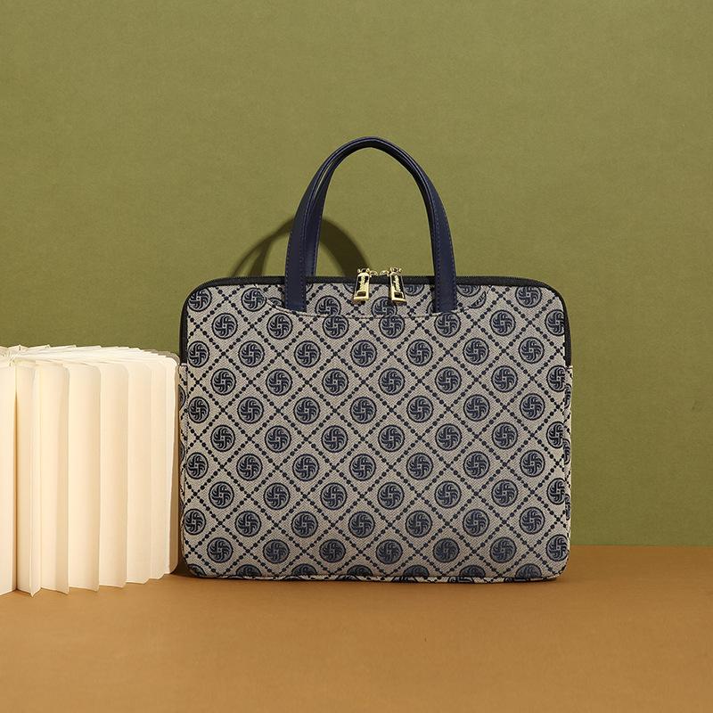 

Новая женская простая сумка для ноутбука, сумка-тоут с принтом, трендовая универсальная сумка, модная серый