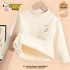 Snoopy Boys' Thermal Fleece-Lined Winter Base Layer Shirt
