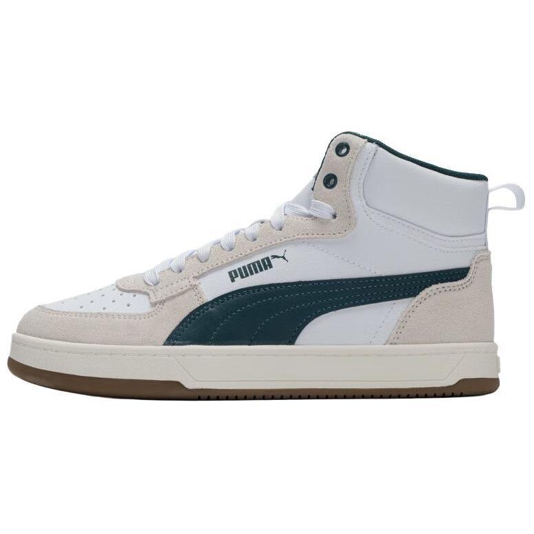 Puma Caven 2.0 Mid Retro Fashion Versatile Low-Top Sneakers Unisex Sneakers White Beige Green 402242-03