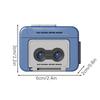 Vintage Mini Recordable Vintage Tape Recorder Couple Gift Retro Cassette Recorder Classic Fun Red And Blue Couple Gifts