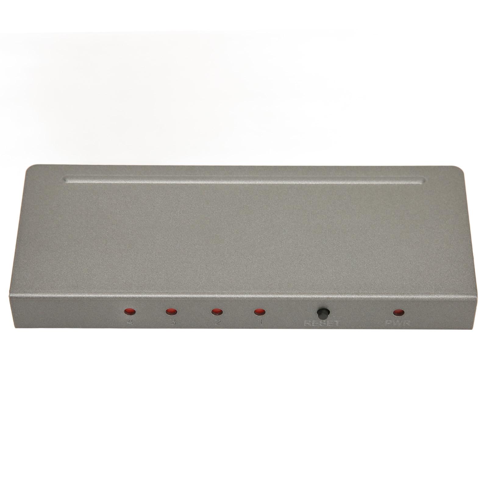 

HD Мультимедийный Интерфейсный Разветвитель 4K 1 в 4 выхода Поддержка 3D 1080P Видео Дистрибьютор Дубликатор US Plug