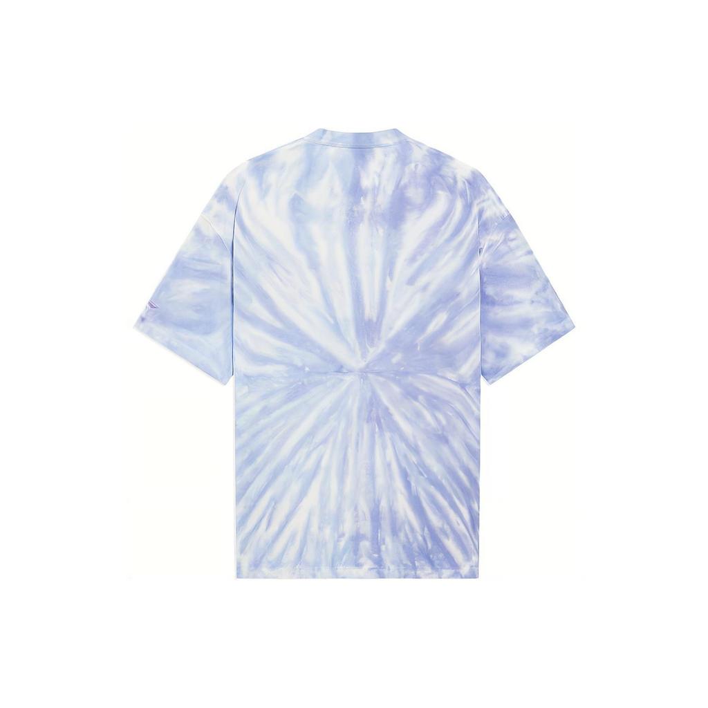 Li Ning x Disney T Shirt Unisex Light Blue Purple Tie Dye AHSS249-3